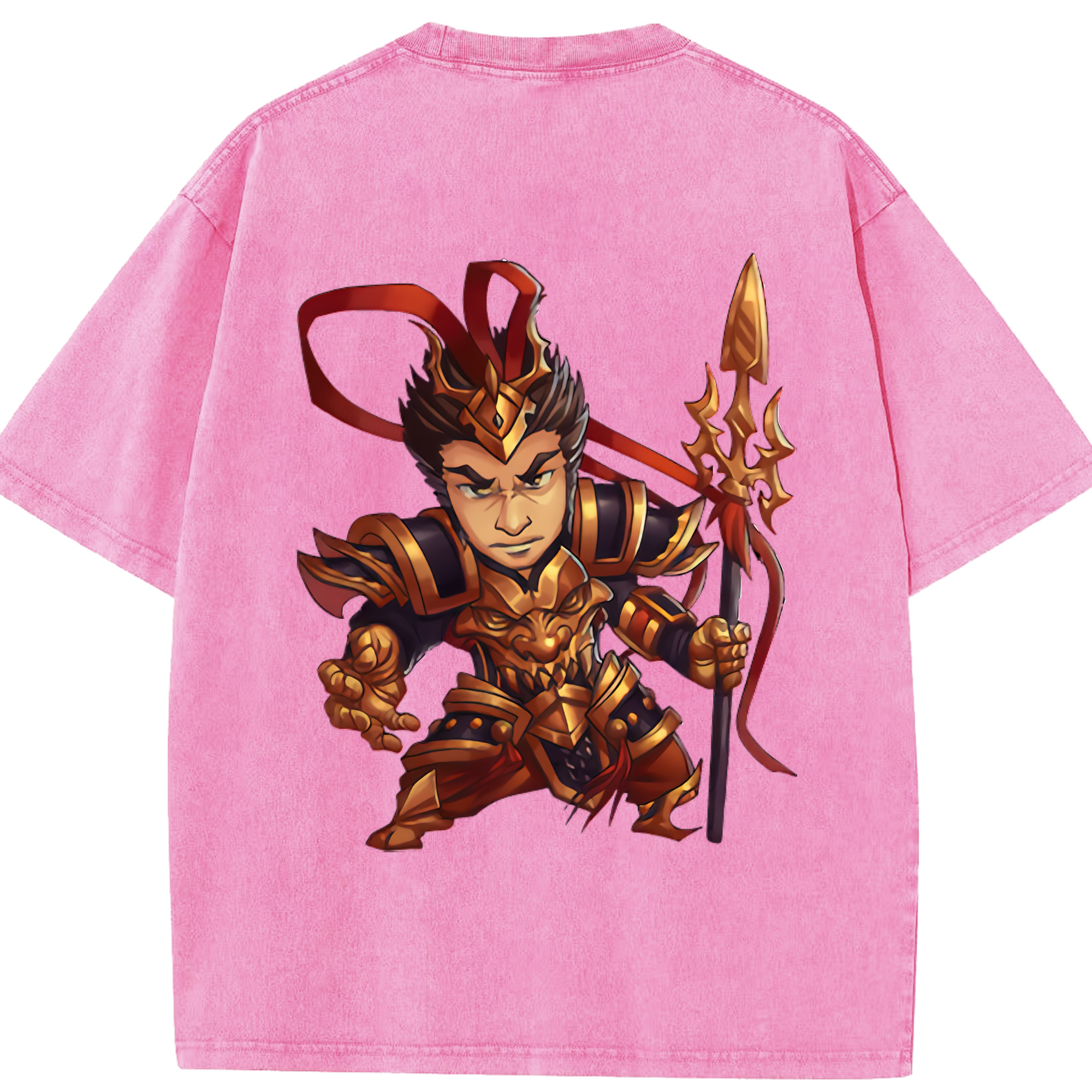 リーグ・オブ・レジェンド League of Legends LOL 綿100% ヴィンテージ風 半袖Tシャツ（背面プリント）